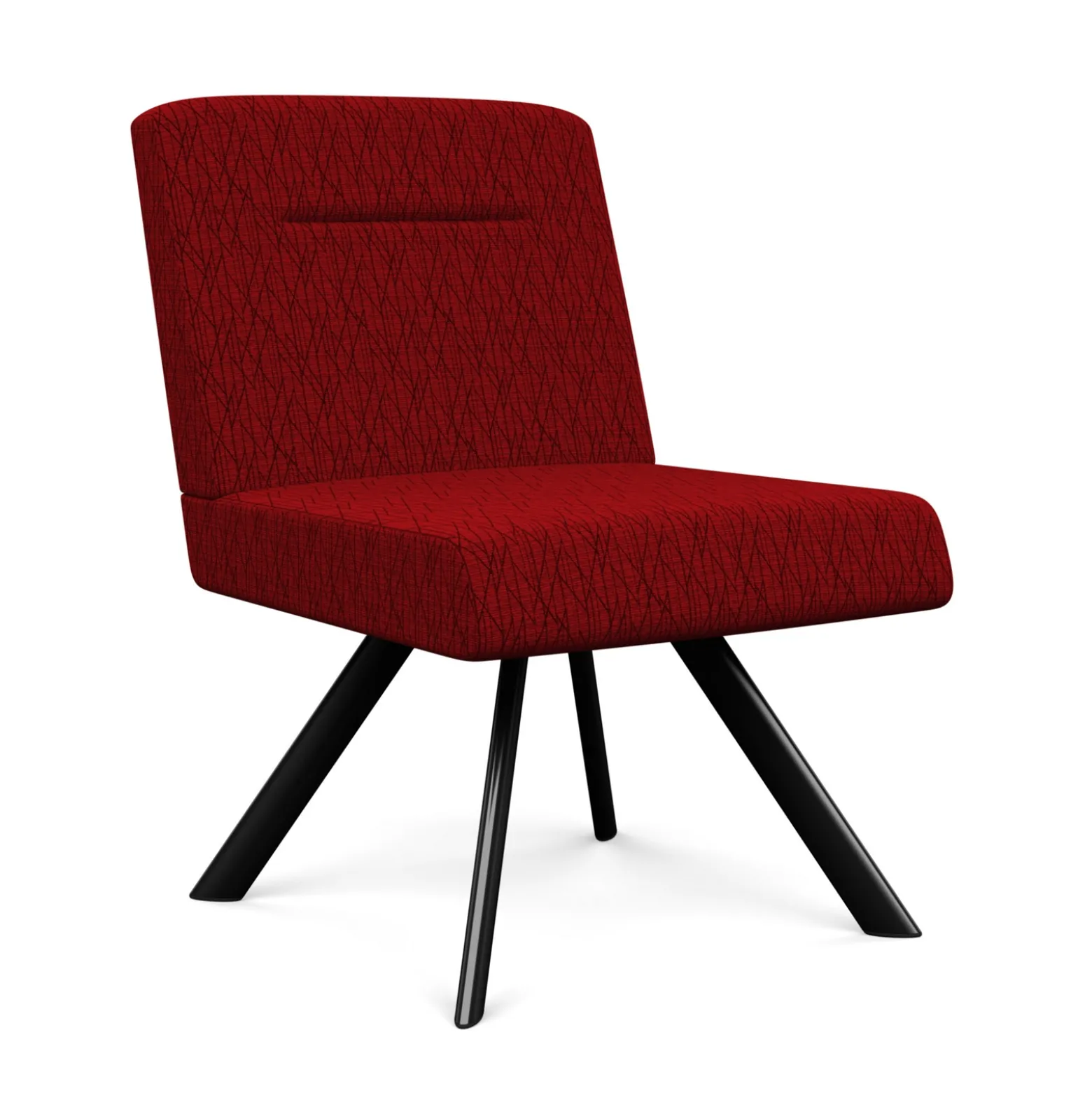 Willow Designer Armless Swivel Guest Chair