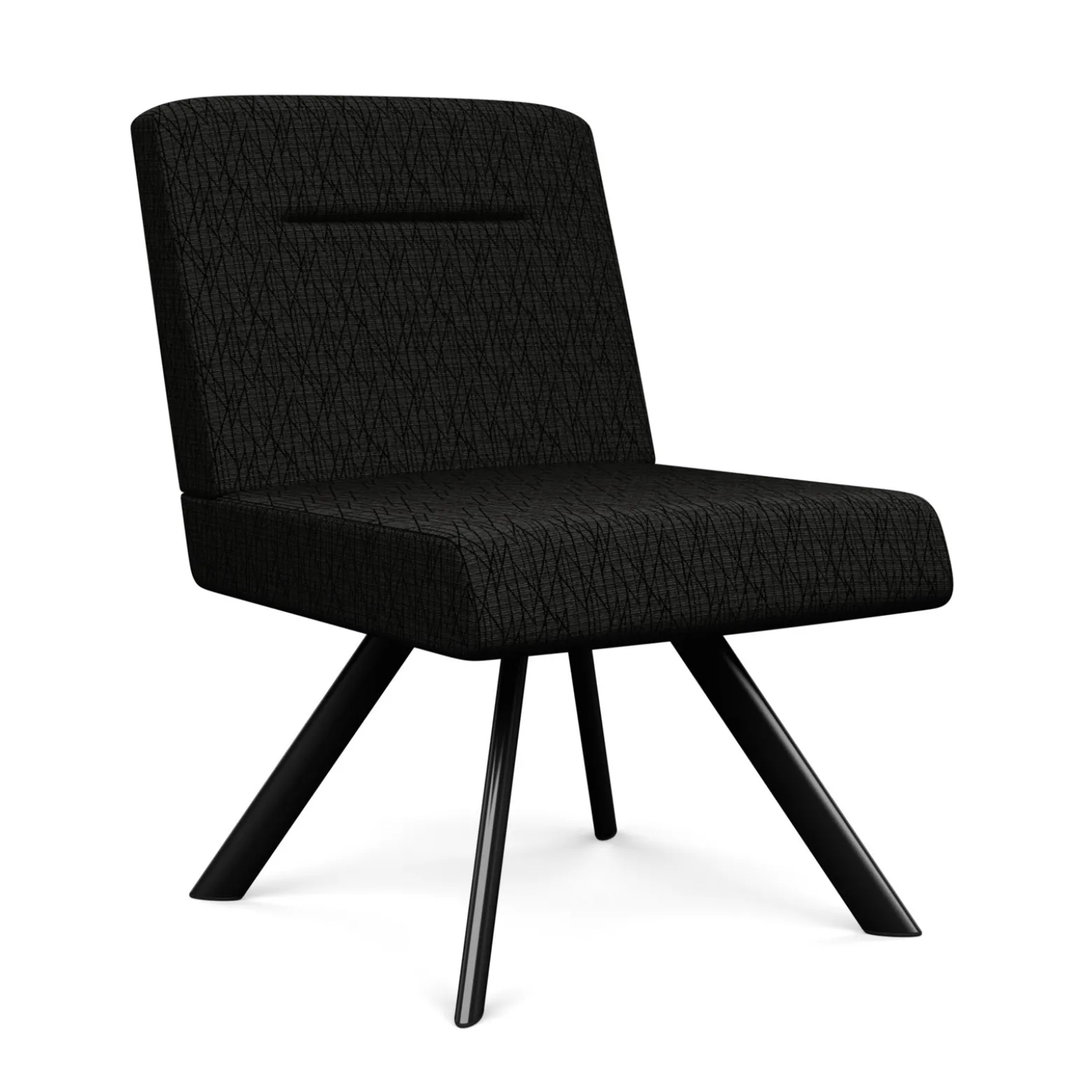 Willow Designer Armless Swivel Guest Chair