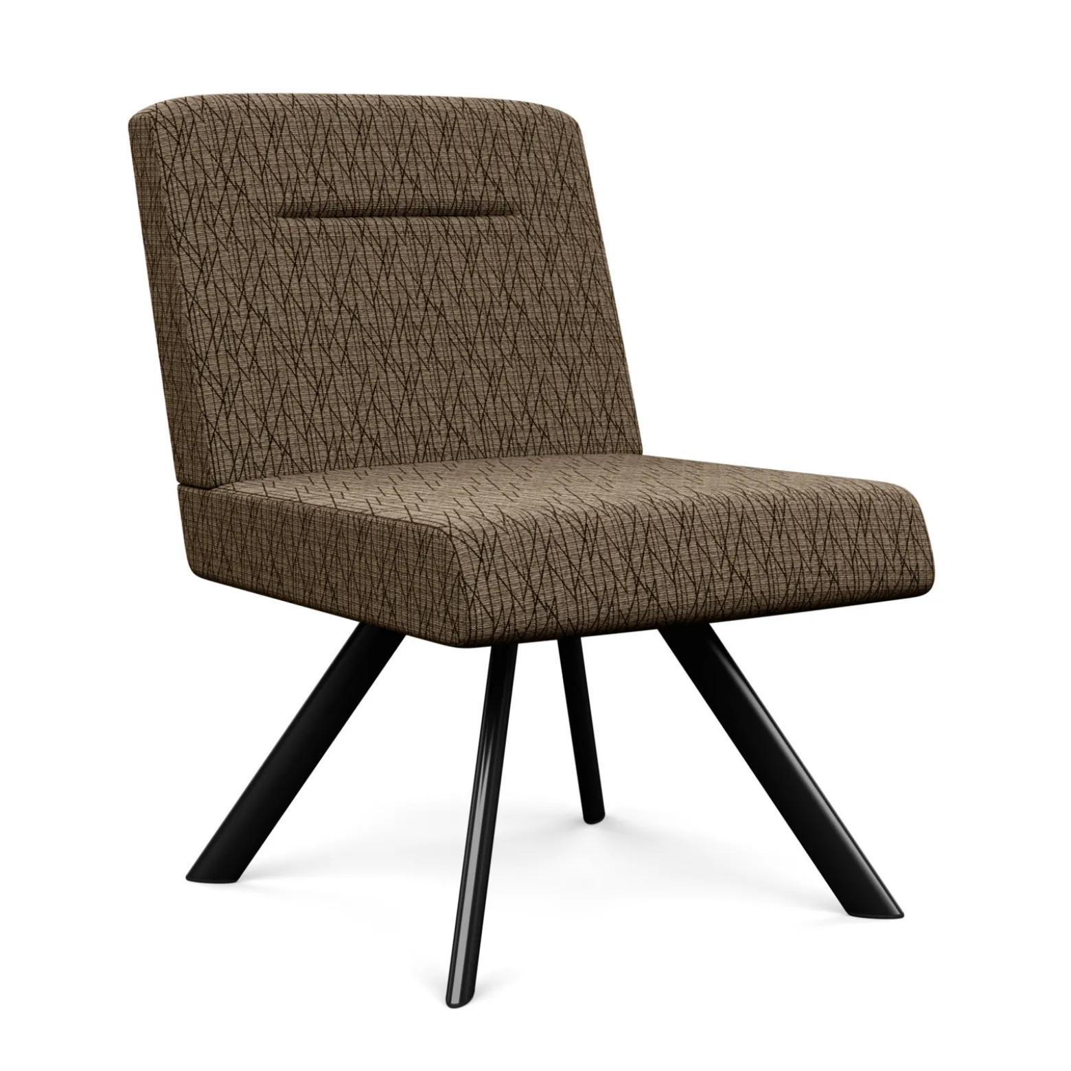Willow Designer Armless Swivel Guest Chair