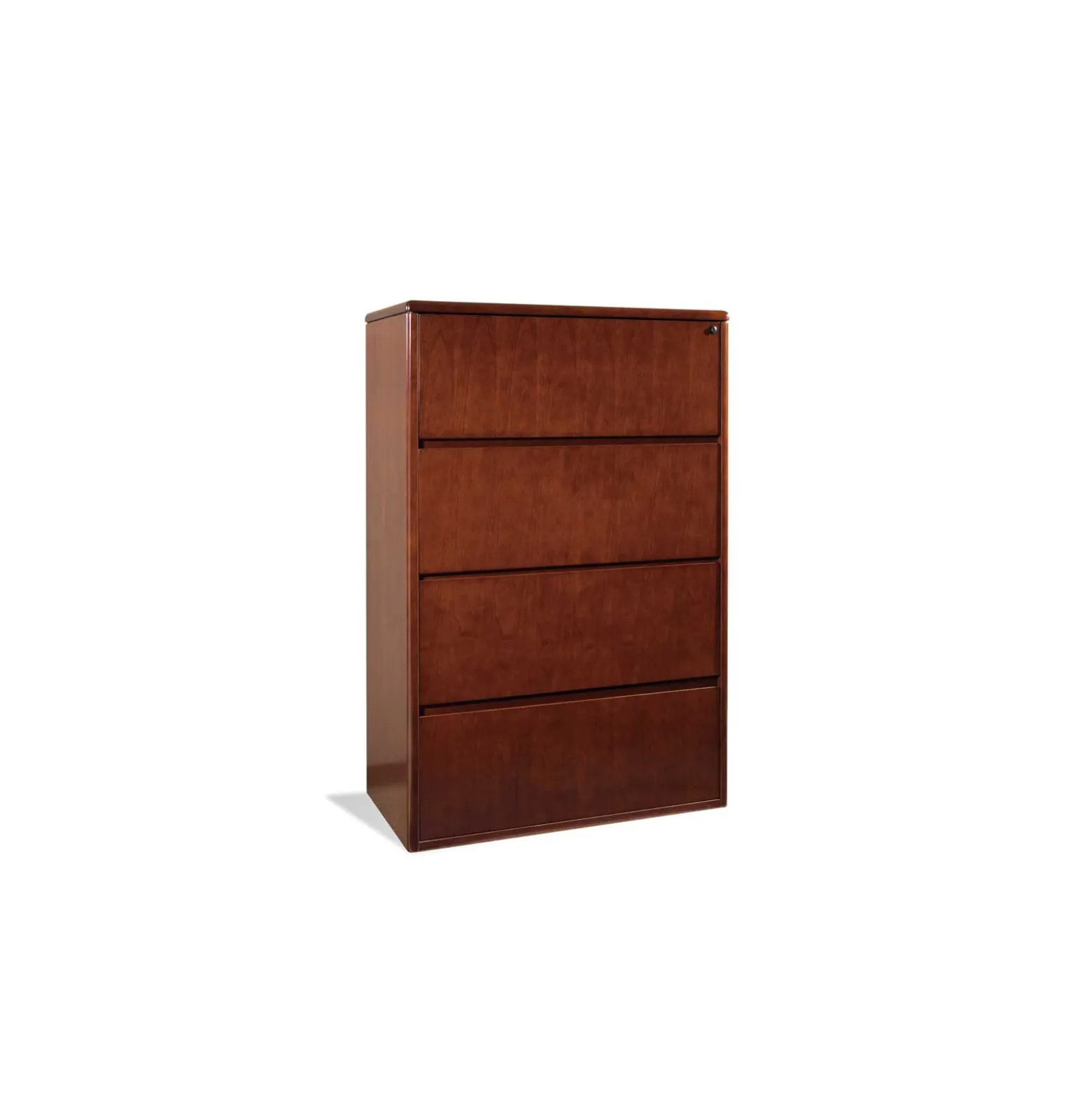 Wood 4 Drawer Lateral File Cabinet