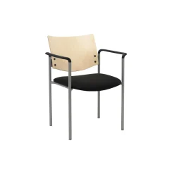 Wood Back Guest Chair