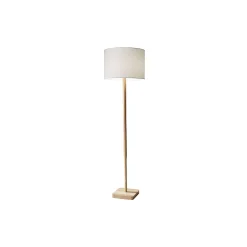 Wood Base Floor Lamp