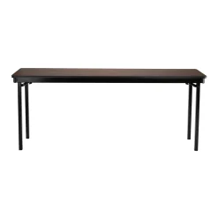 Wood Folding Table 18"W x 72"D