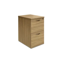 Wood Grain Mobile File Pedestal - 15.5"W