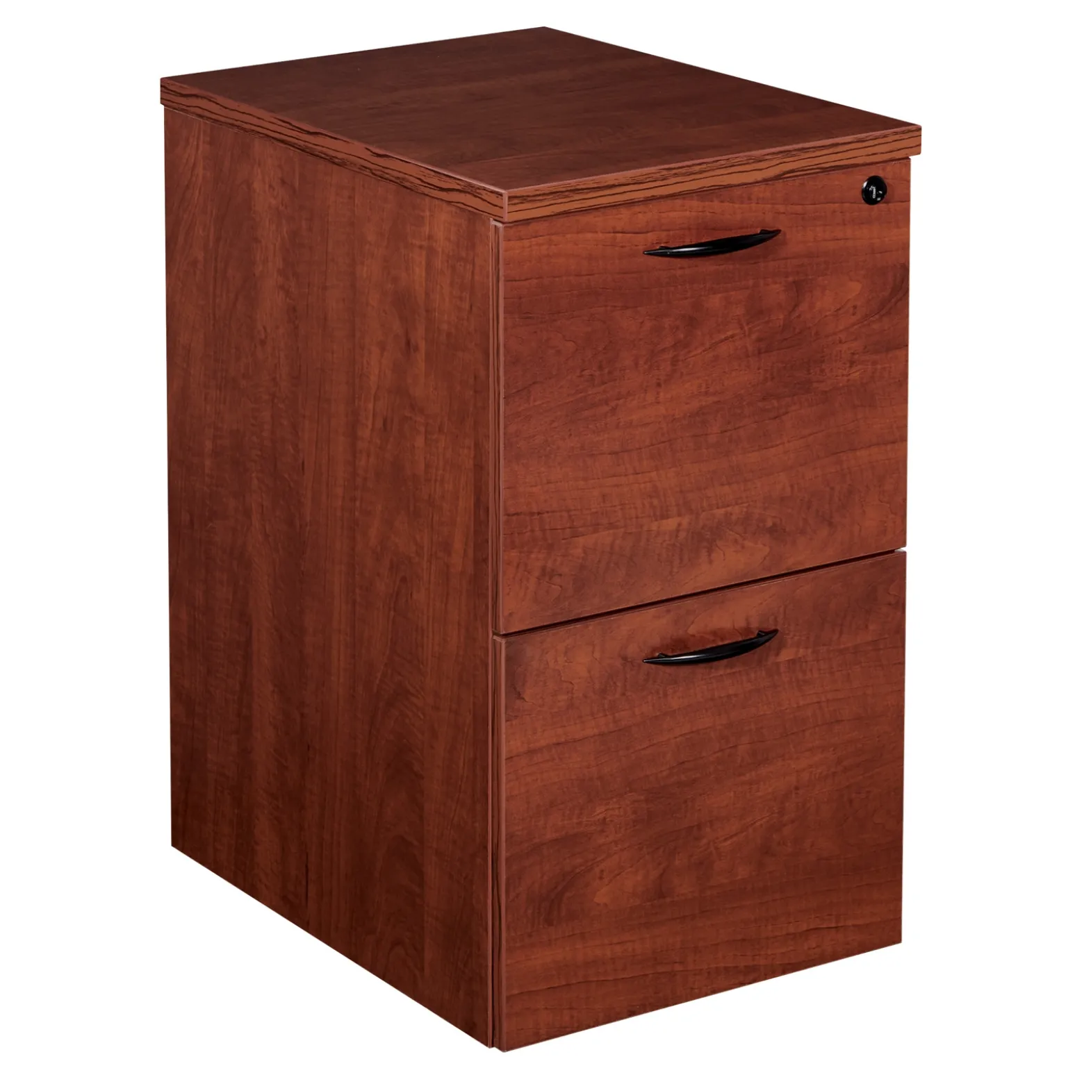 Wood Grain Mobile File Pedestal - 15.5"W