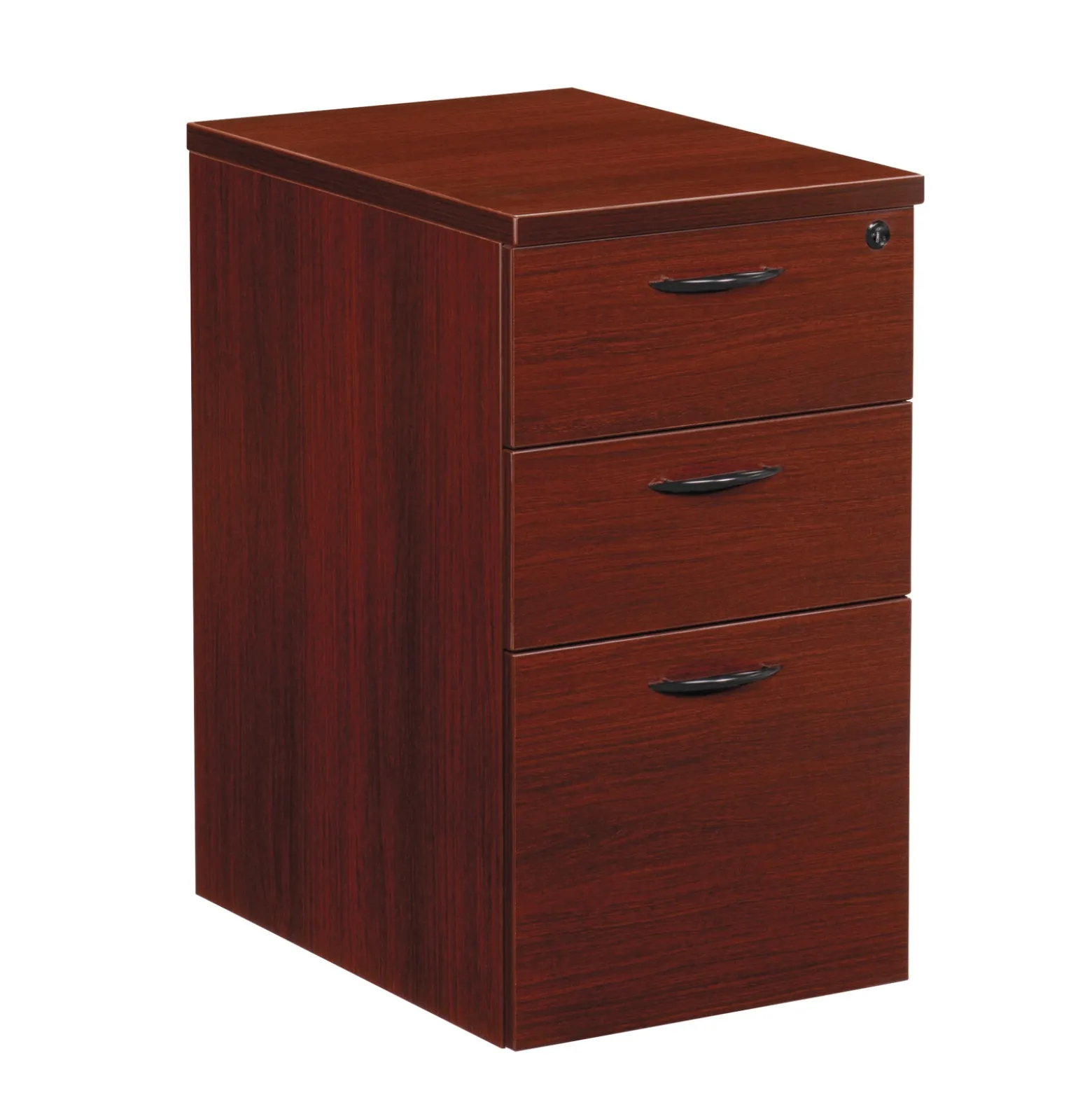 Wood Grain Mobile Pedestal - 15.5"W
