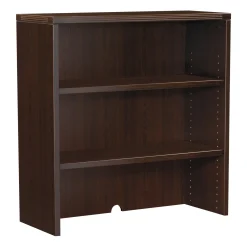 Wood Grain Two Shelf Bookcase Hutch - 35.5