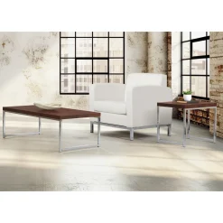 Wood Veneer End Table - 22