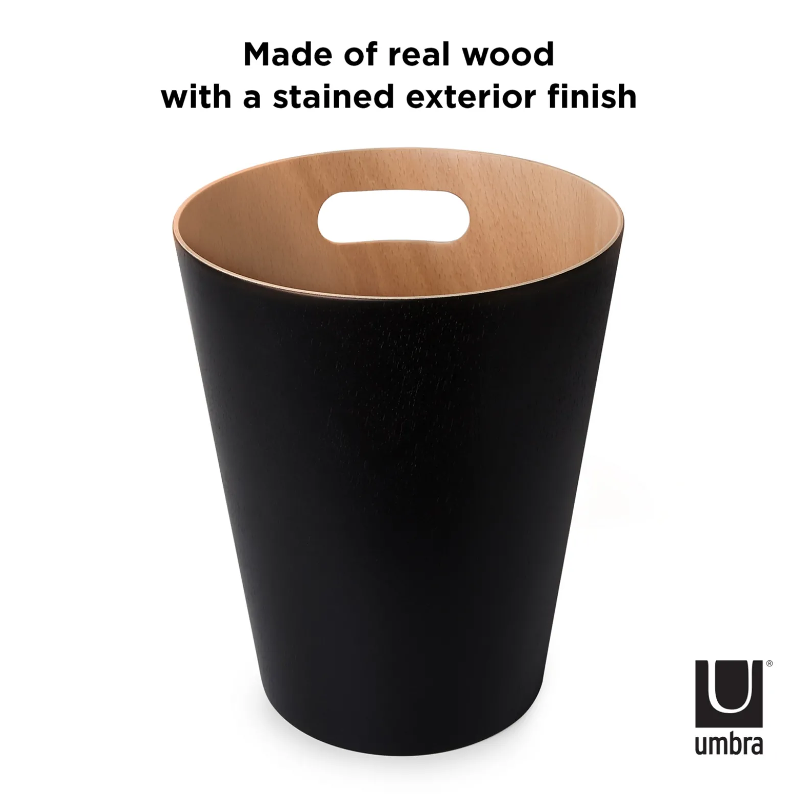 Wooden Trash Can