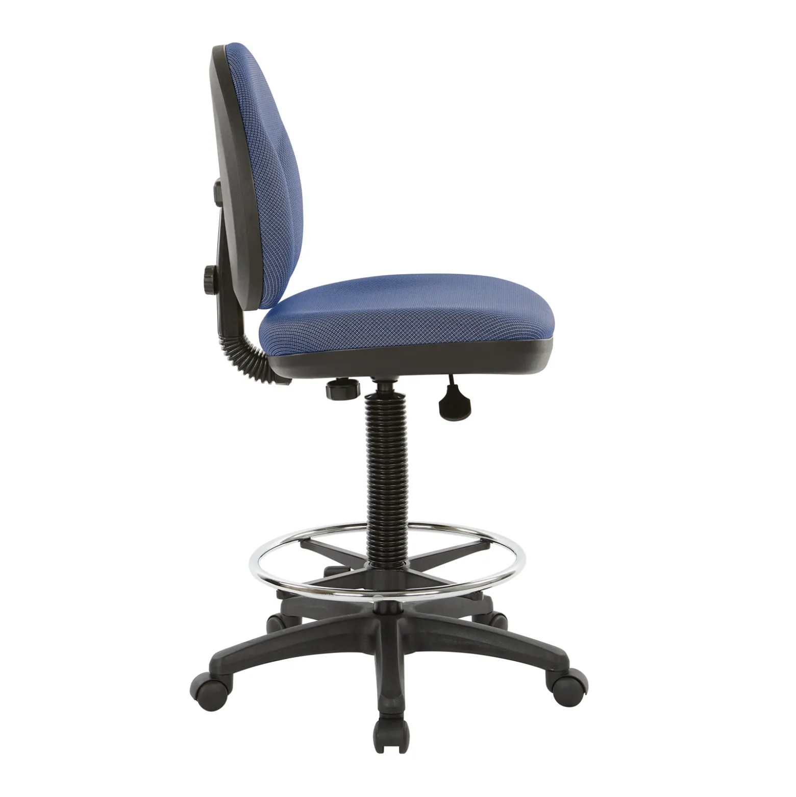 Work Smart DC Series WorkSmart Armless Drafting Stool with Foot-rest