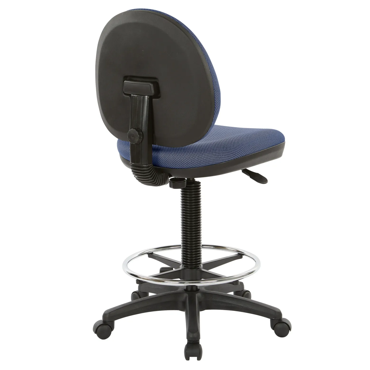 Work Smart DC Series WorkSmart Armless Drafting Stool with Foot-rest