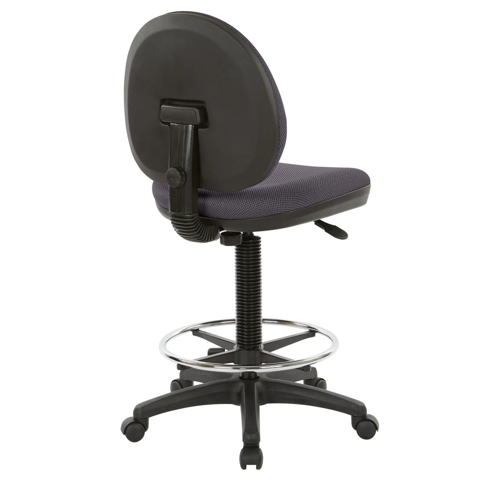 Work Smart DC Series WorkSmart Armless Drafting Stool with Foot-rest