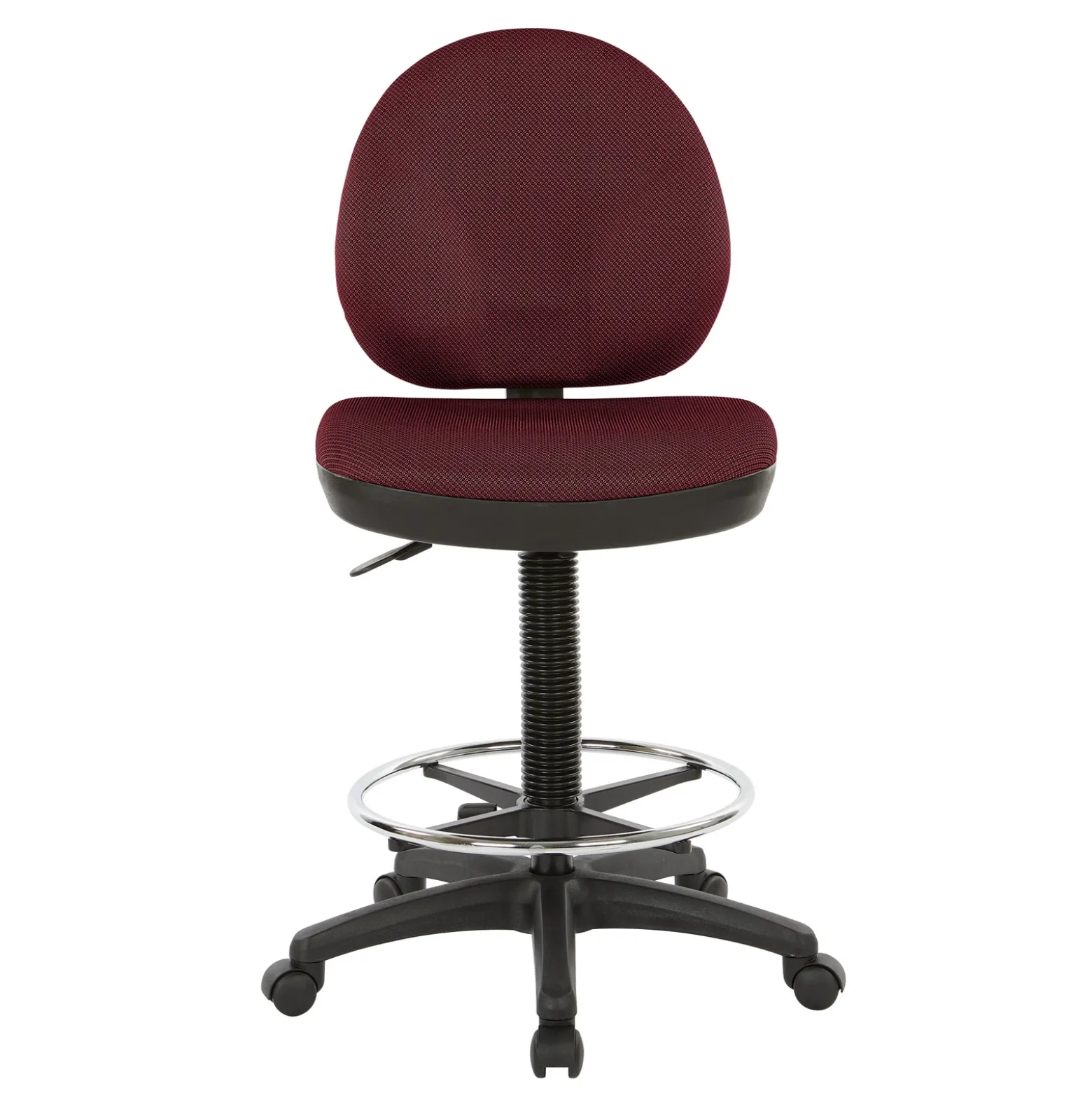 Work Smart DC Series WorkSmart Armless Drafting Stool with Foot-rest