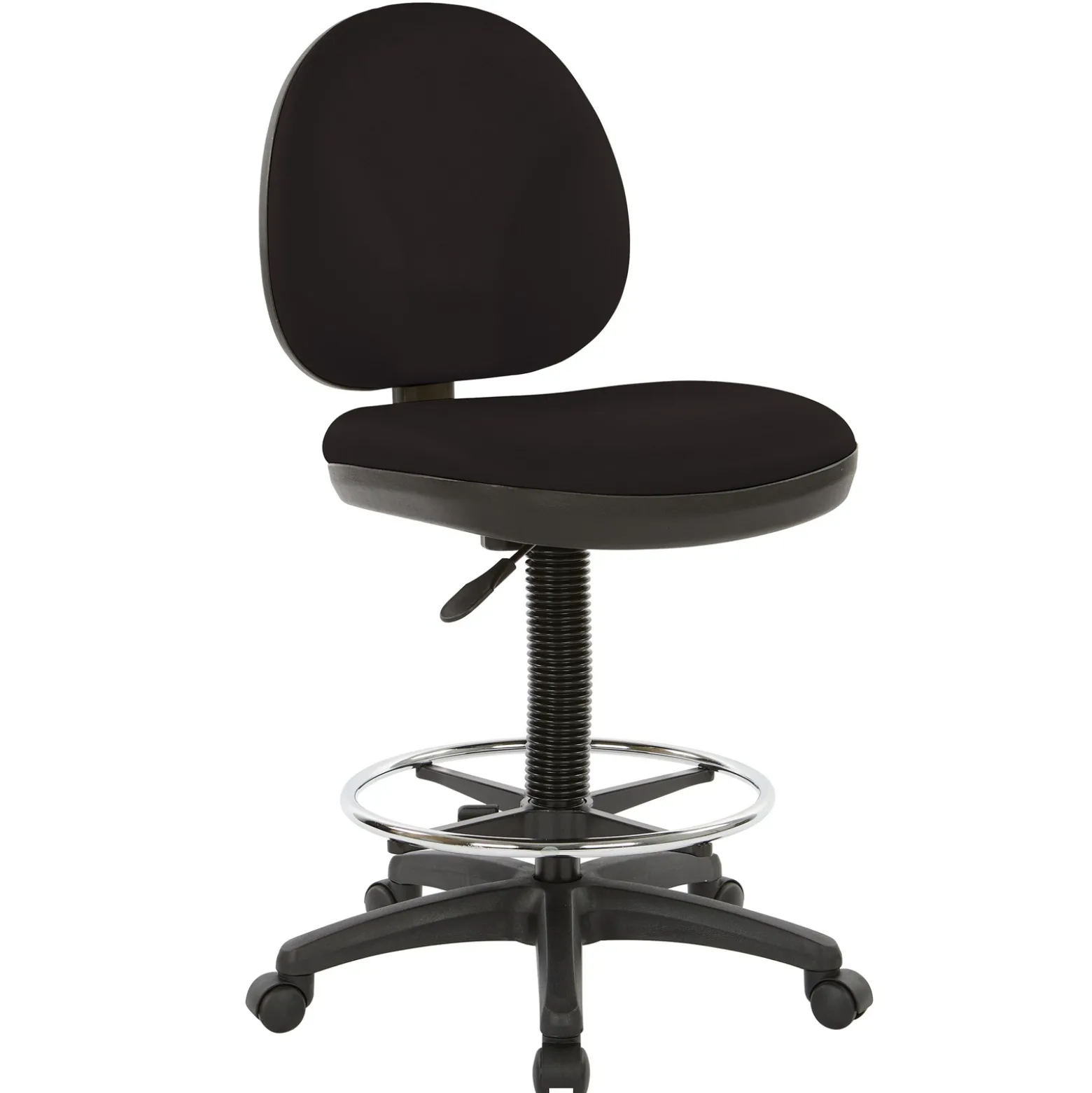 Work Smart DC Series WorkSmart Armless Drafting Stool with Foot-rest