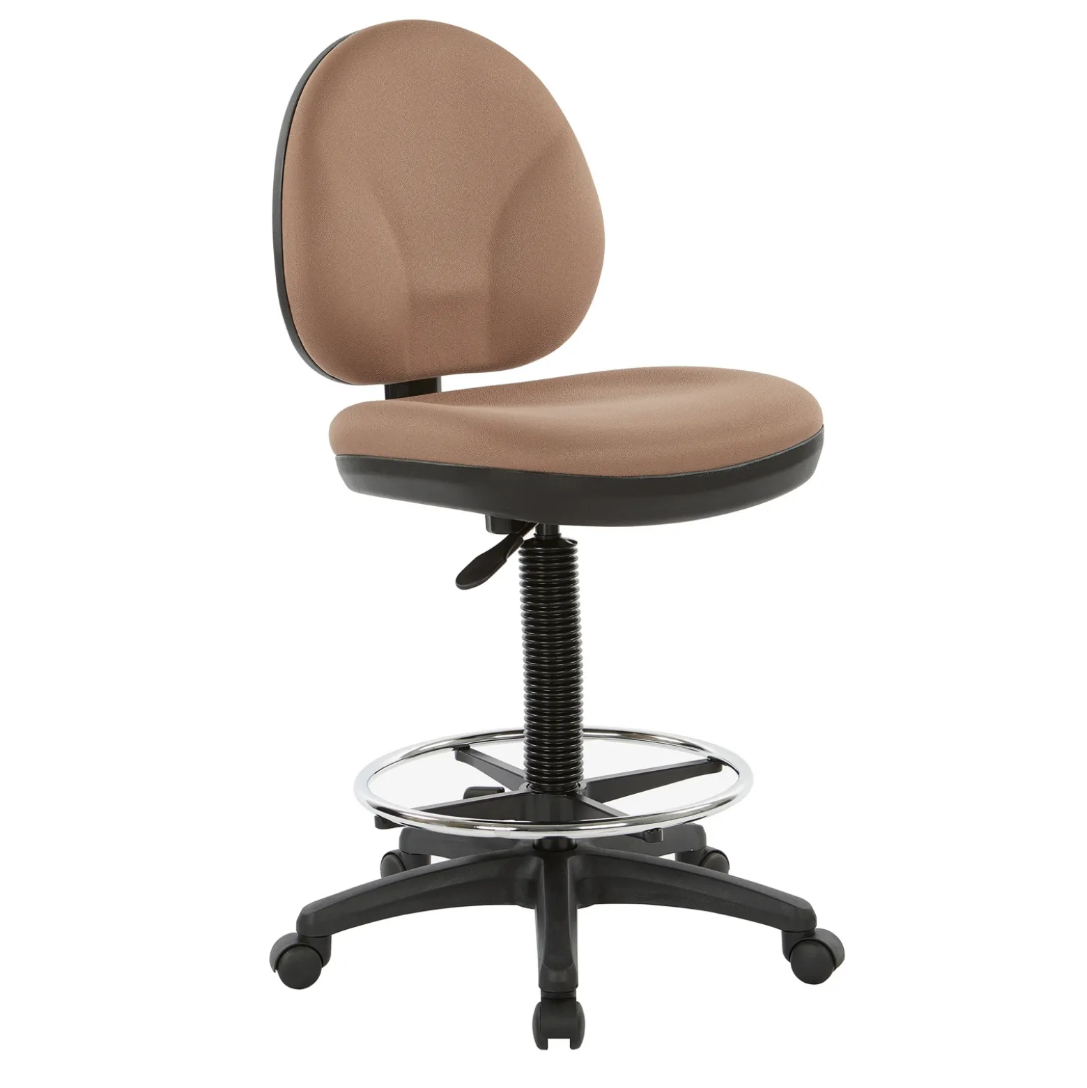 Work Smart DC Series WorkSmart Armless Drafting Stool with Foot-rest