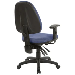 Work Smart Ergonomic Fabric Work Smart Task Chair with Arms