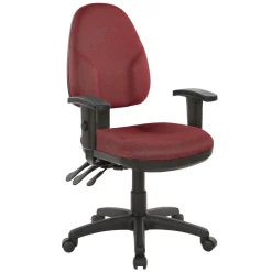 Work Smart Ergonomic Fabric Work Smart Task Chair with Arms