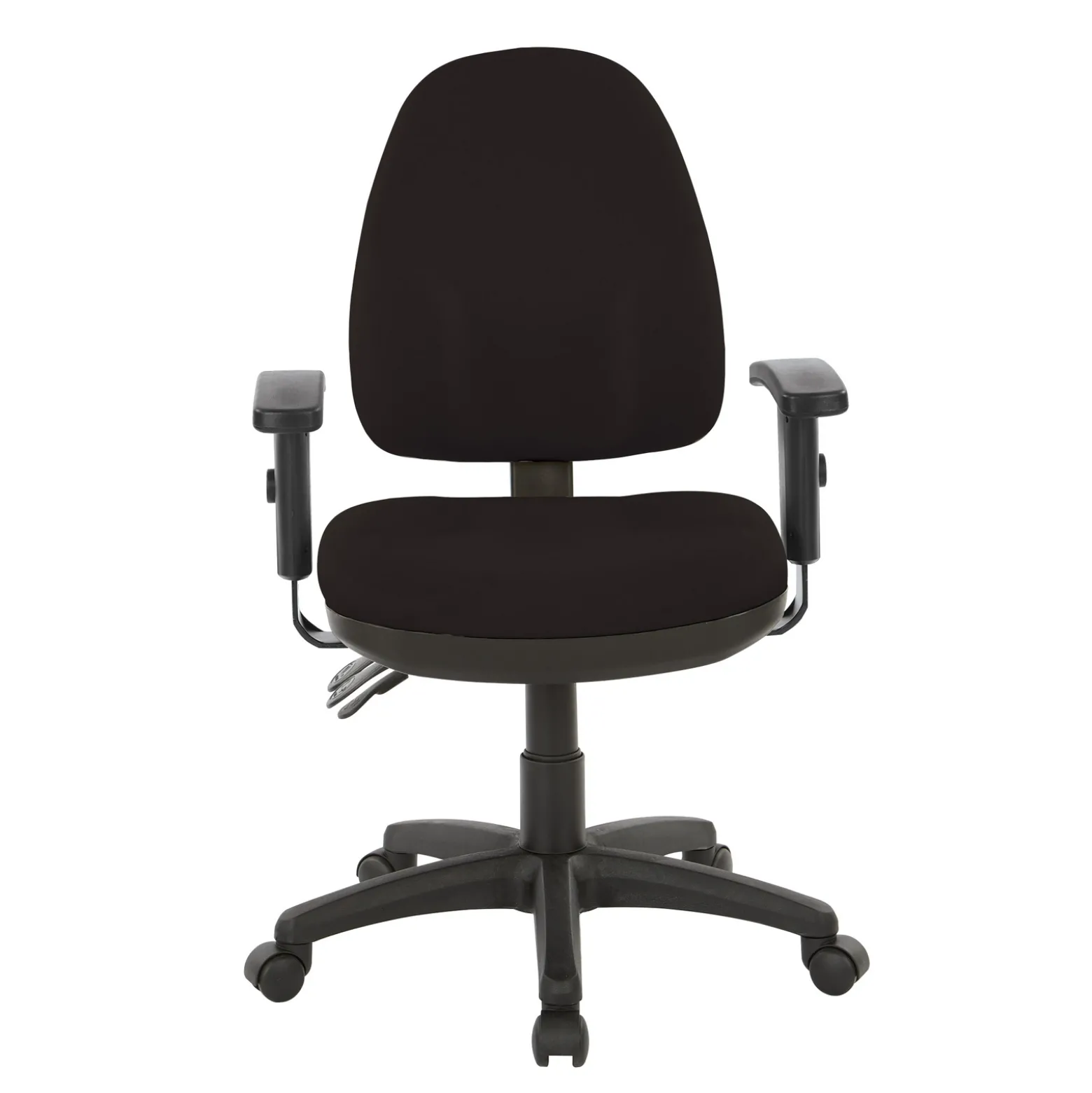 Work Smart Ergonomic Fabric Work Smart Task Chair with Arms