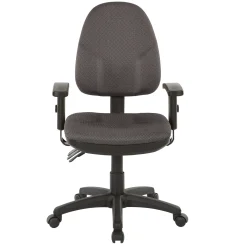 Work Smart Ergonomic Fabric Work Smart Task Chair with Arms
