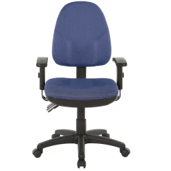 Work Smart Ergonomic Fabric Work Smart Task Chair with Arms