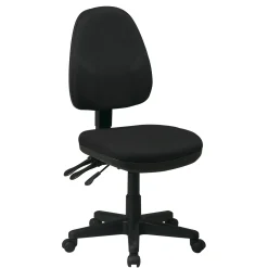 WorkSmart Armless Dual Function Ergonomic Chair