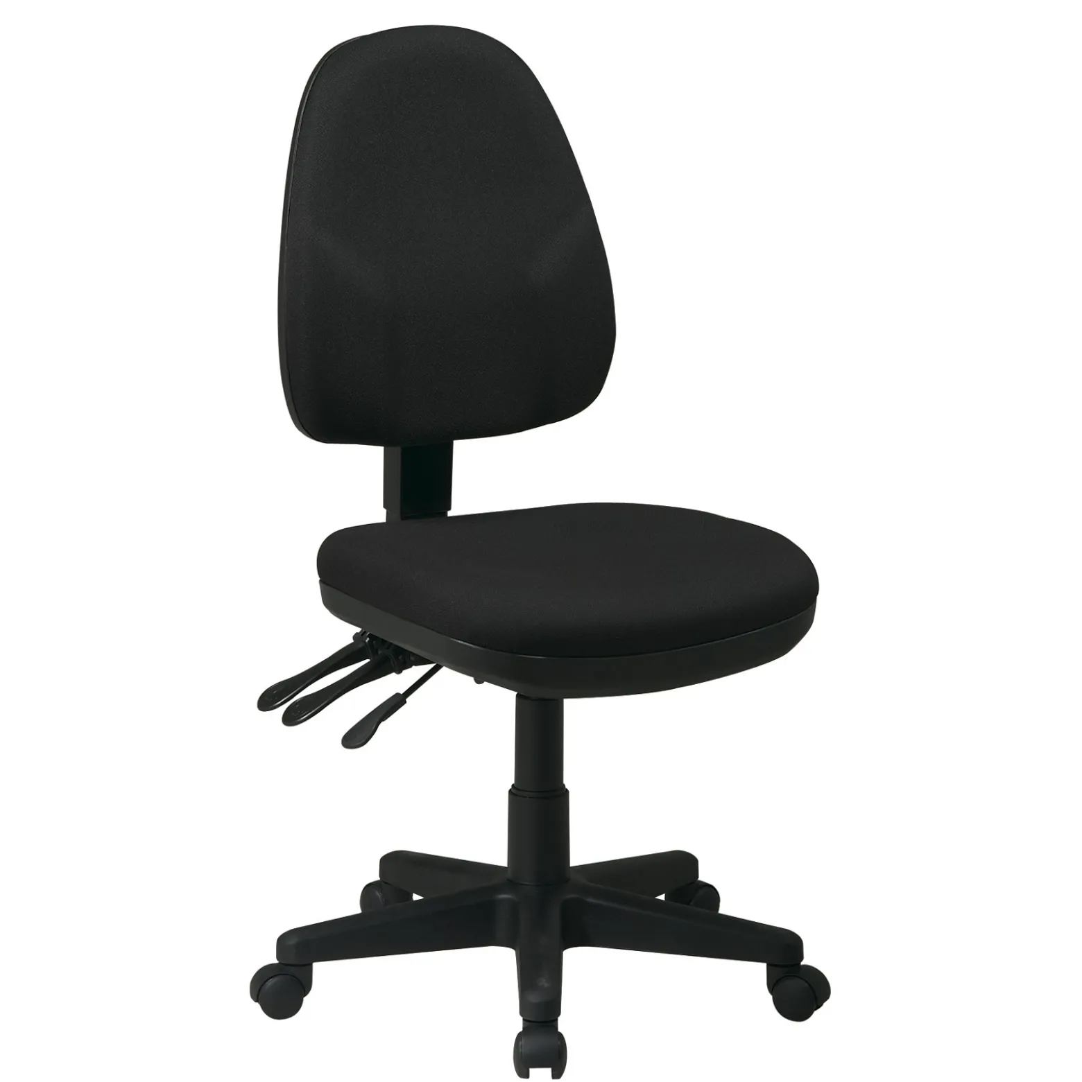 WorkSmart Armless Dual Function Ergonomic Chair