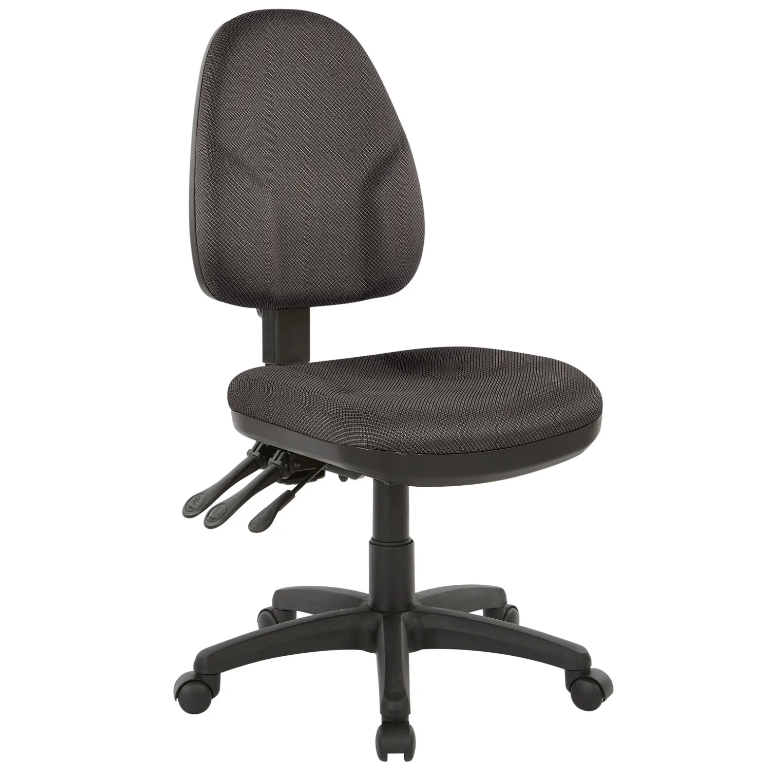 WorkSmart Armless Dual Function Ergonomic Chair