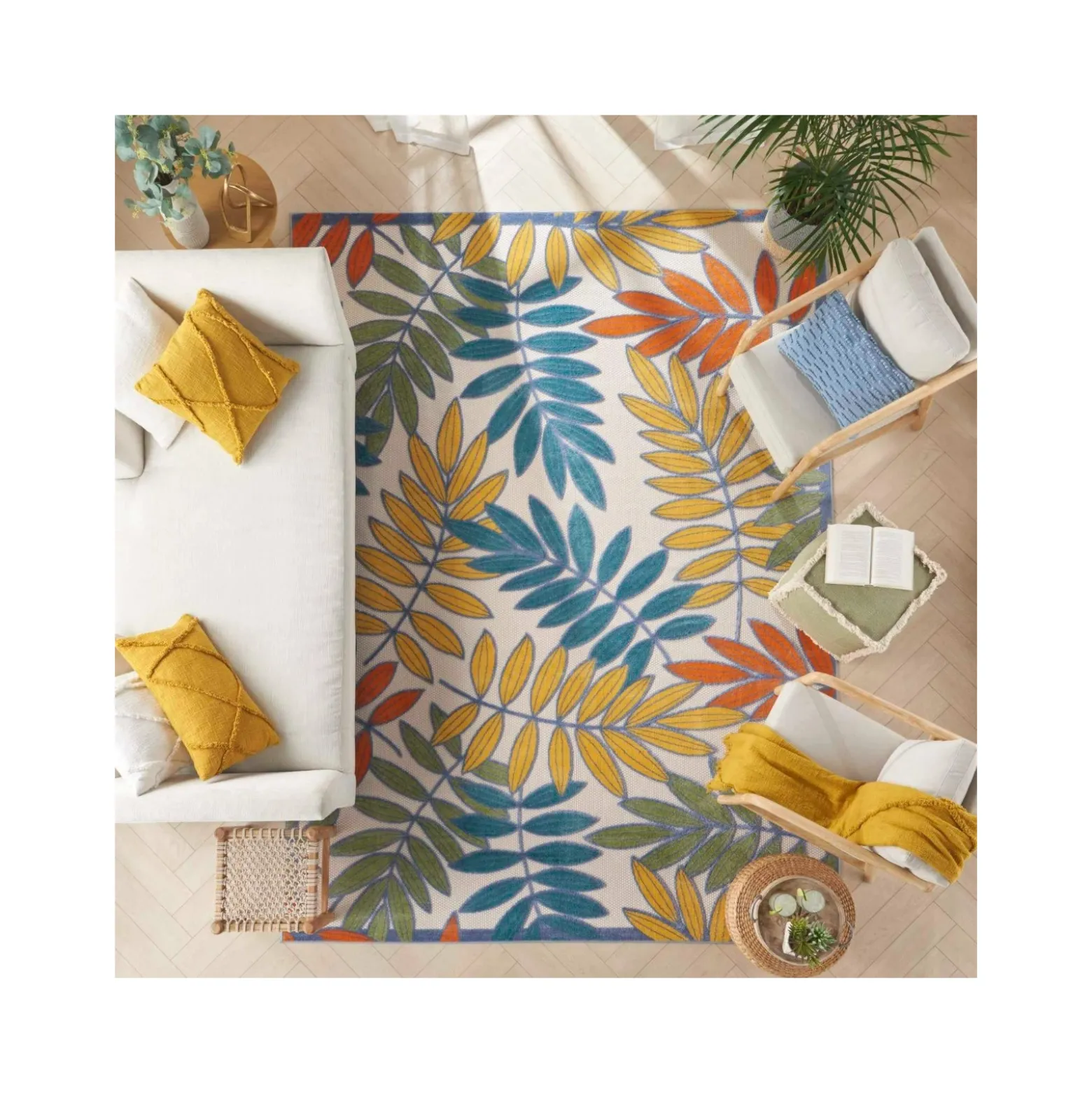 1'6"x6' Blanket Area Rug