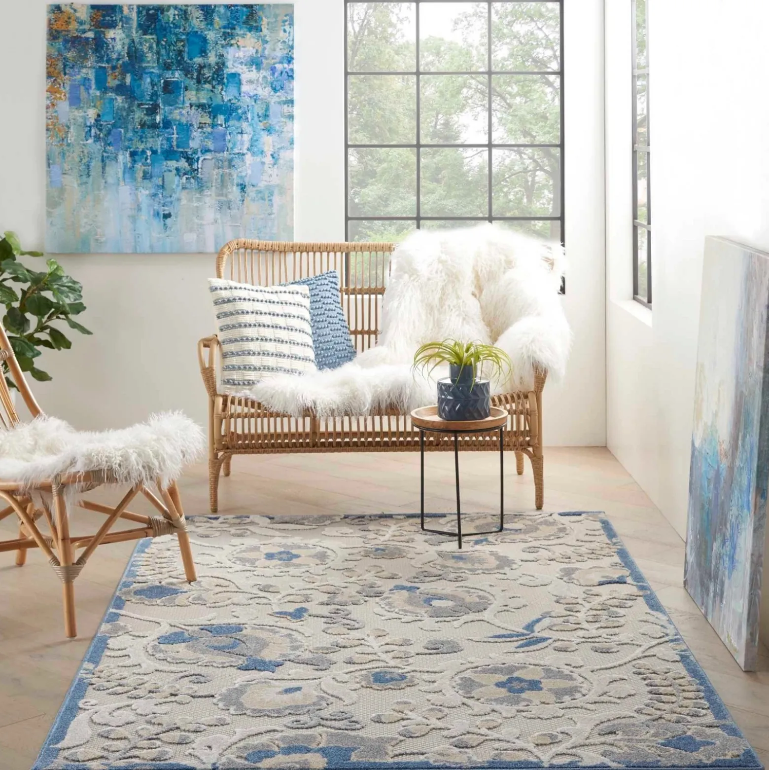 5'3"x7'5" Rectangle Area Rug