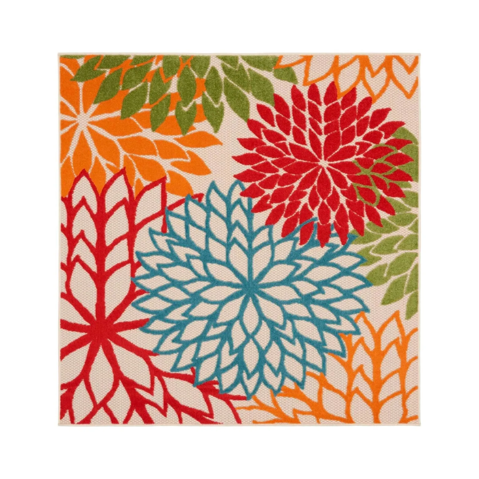 5'3"x5'3" Square Area Rug