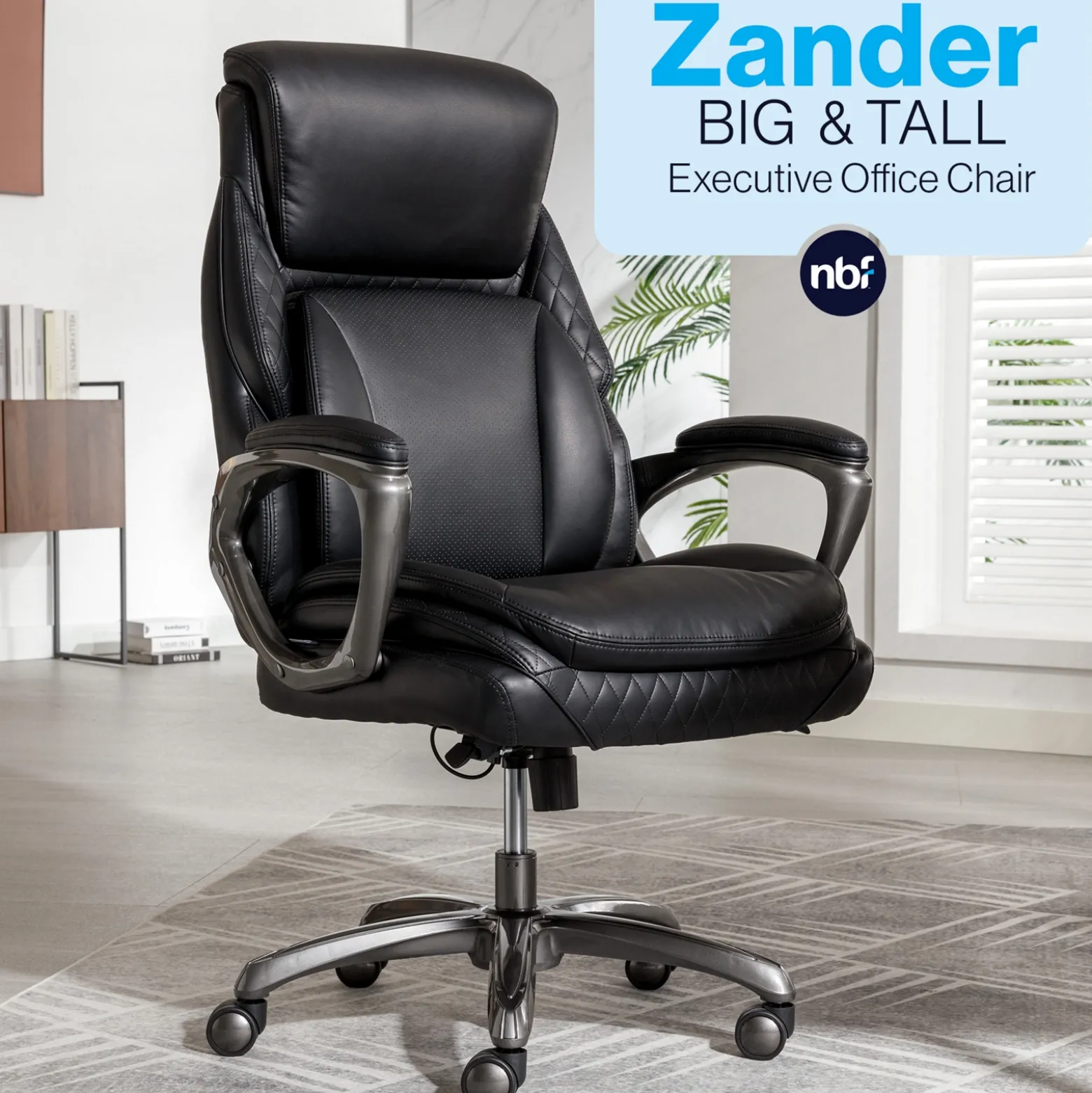 Zander Faux Leather Big & Tall Office Chair