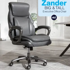 Zander Faux Leather Big & Tall Office Chair