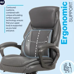 Zander Faux Leather Big & Tall Office Chair