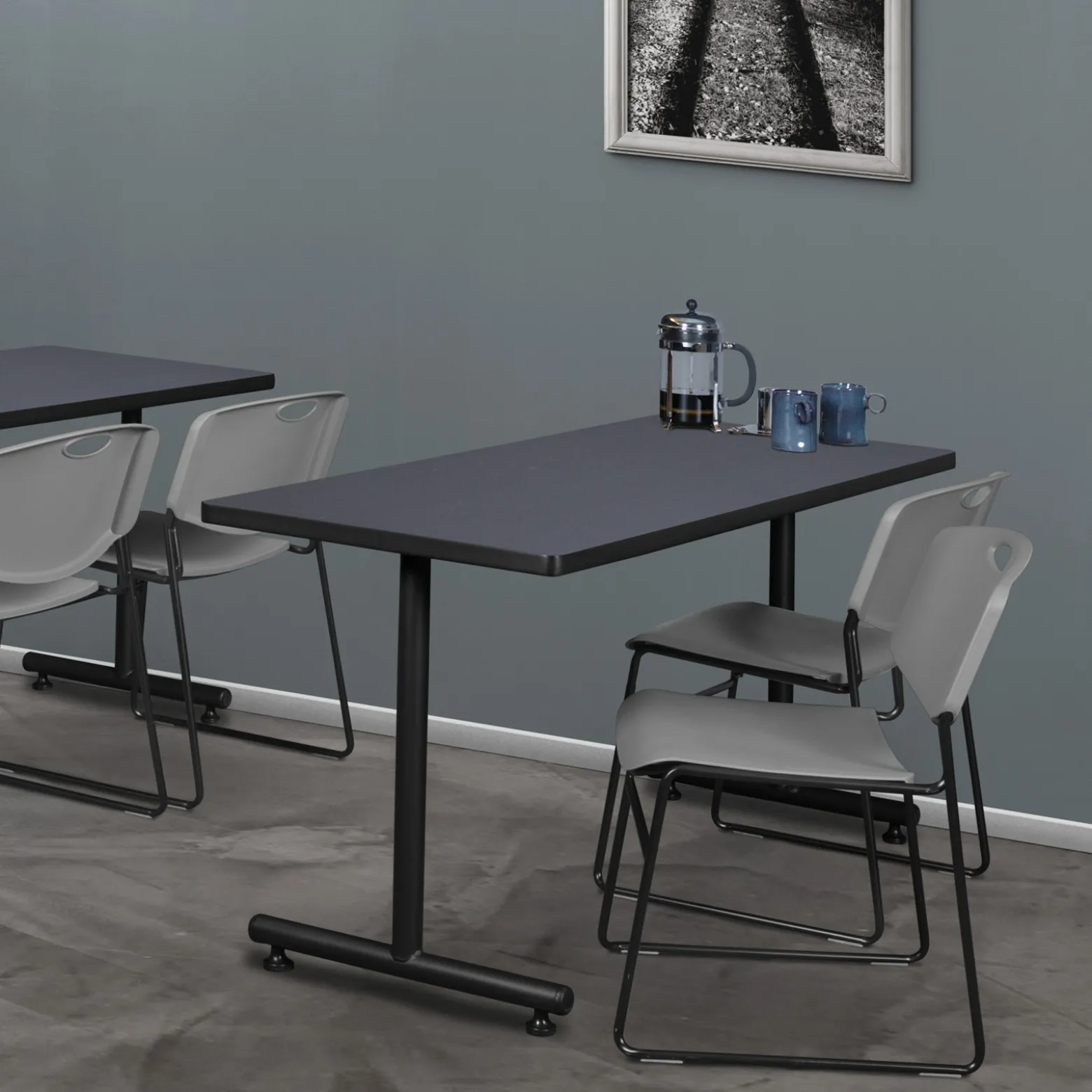 Zeng Armless Stack Chair with 400 lb. Capacity