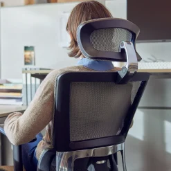 Zola Mesh High-Back Office Chair with Removable Headrest