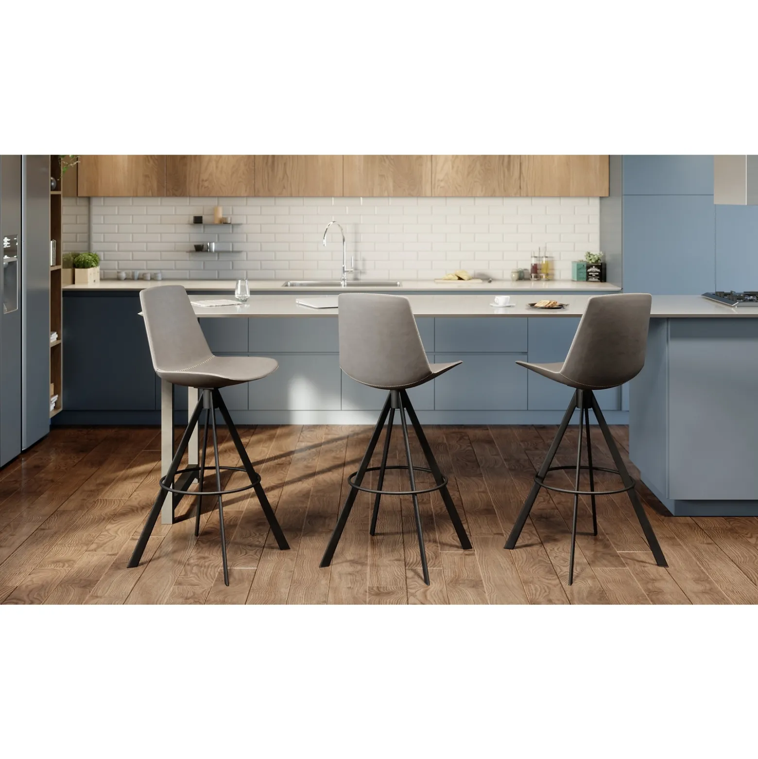 Zoso Swivel Bar Stool - 30”H Seat