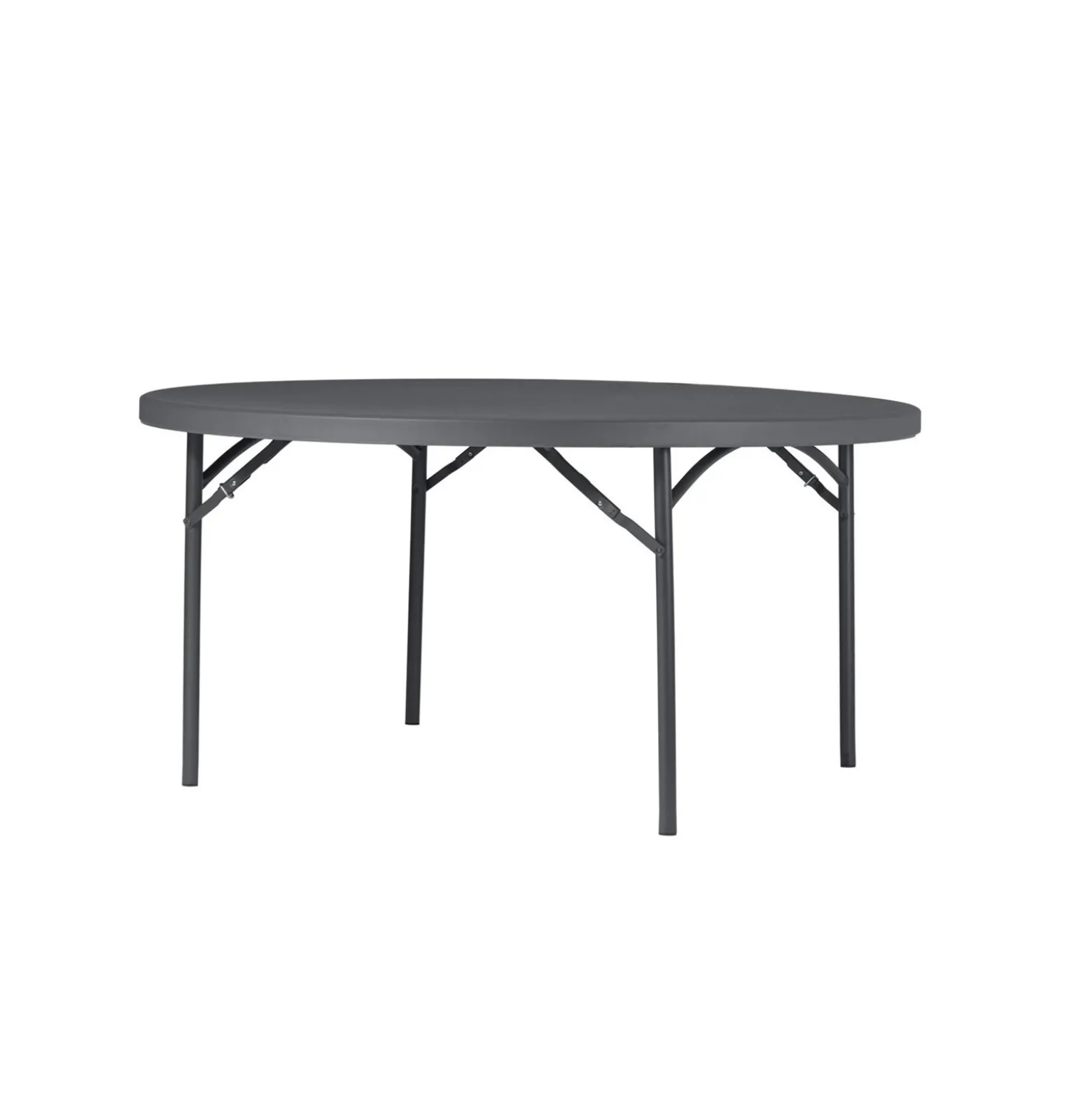 Zown 71" Round Blow Mold Folding Table