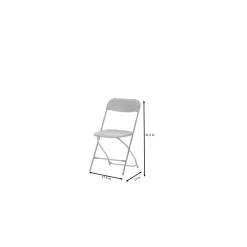 ZOWN Folding Chair Set - 8 PK