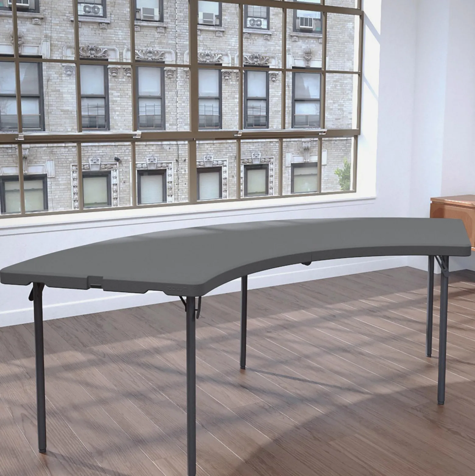 Zown Moon-Shaped Folding Table